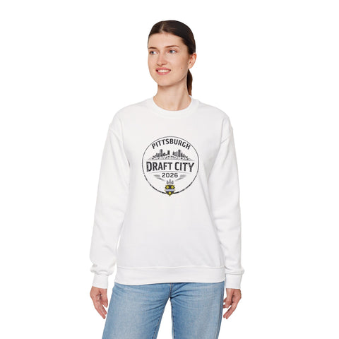 Pittsburgh Crewneck Sweatshirt – City Skyline NFL Draft 2026 Apparel | Soft Cotton Blend