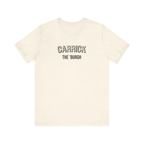 Carrick  - The Burgh Neighborhood Series - Unisex Jersey Short Sleeve Tee T-Shirt Printify Natural S 