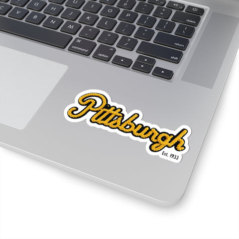 Pittsburgh Faux Embroidery -  Kiss-Cut Stickers
