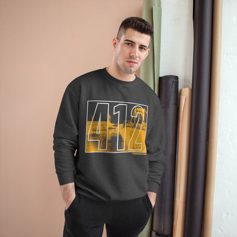 The 412 Series - PNC Park - Champion Crewneck Sweatshirt Sweatshirt Printify   