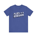 Play Renegade Pittsburgh Football - Short Sleeve Tee T-Shirt Printify Heather True Royal S 