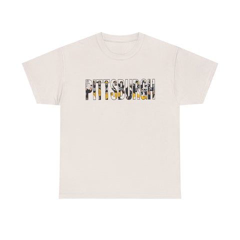 Pittsburgh Football Players - Unisex Heavy Cotton Tee