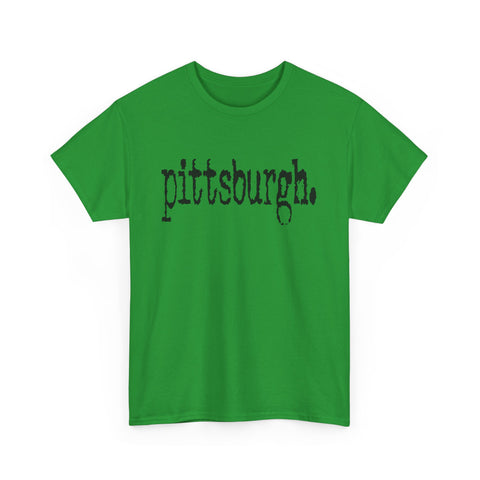 Pittsburgh Typewriter Unisex Heavy Cotton Tee