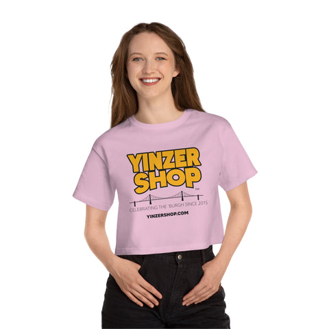 YinzerShop Serving Since 2015 - Champion Women's Heritage Cropped T-Shirt T453W T-Shirt Printify