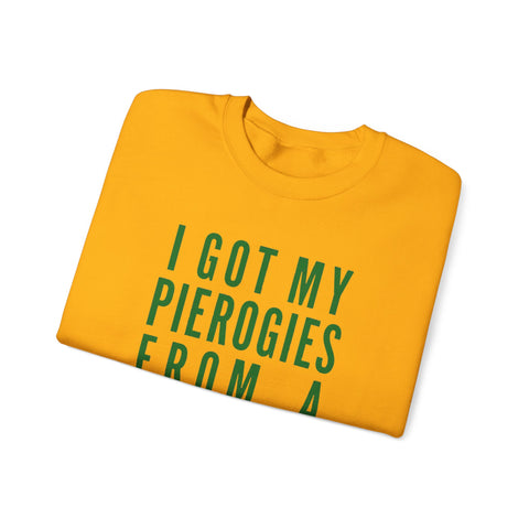I Got My Pierogies From a Church in Pittsburgh - Gildan Heavy Blend™ Crewneck Sweatshirt