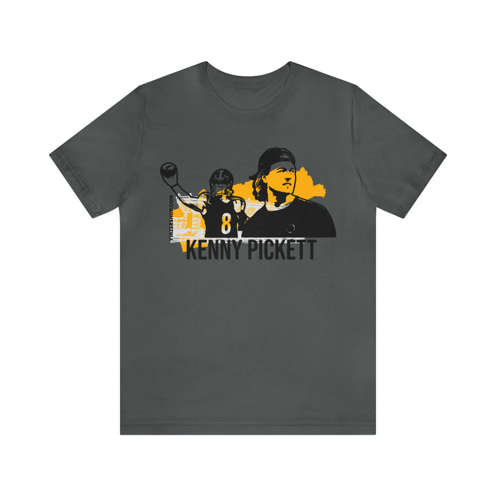 Kenny Pickett Pittsburgh Headliner Series T-Shirt - Short Sleeve Tee T-Shirt Printify Asphalt S 