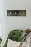 Pittsburgh Steel City Wall Art Decor Steel Wall Art Keystone Steel Co.   