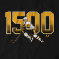 Pittsburgh Penguins Sidney Crosby: 1,500 Points Apparel Top NHL BreakingT