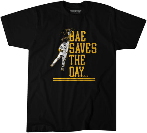 Pittsburgh Pirates Ji-hwan Bae Saves the Day T-Shirt T-Shirt BreakingT Small Adult T-Shirt 