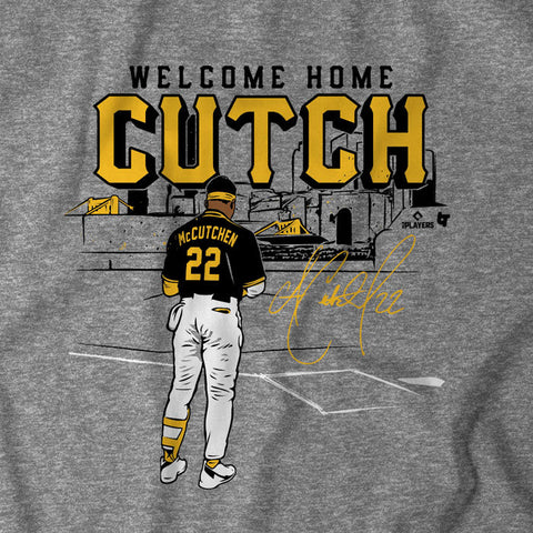 Pittsburgh Pirates Andrew McCutchen: Welcome Home Cutch T-Shirt T-Shirt BreakingT   