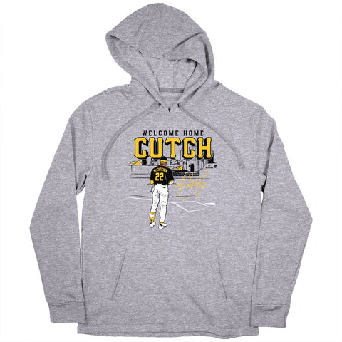 Pittsburgh Pirates Andrew McCutchen: Welcome Home Cutch T-Shirt T-Shirt BreakingT Small Hoodie 