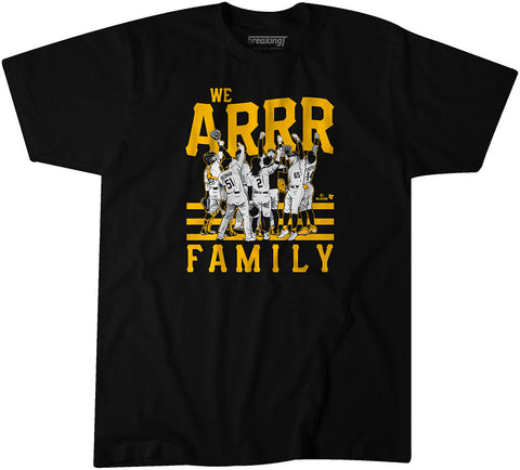 Pittsburgh Pirates Pittsburgh: We Arrr Family T-Shirt T-Shirt BreakingT Small Adult T-Shirt 