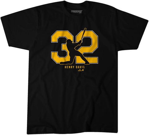 Pittsburgh Pirates Henry Davis 32: Pittsburgh T-Shirt T-Shirt BreakingT Small Adult T-Shirt 