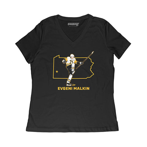 Pittsburgh Penguins Evgeni Malkin: State Star T-Shirt T-Shirt BreakingT   