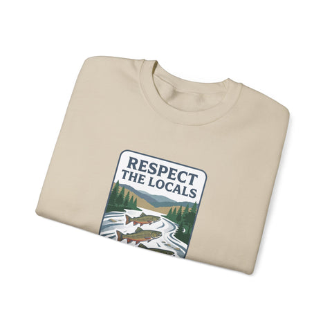 Respect the Locals River Steward Sweatshirt | Vintage National Park Wildlife