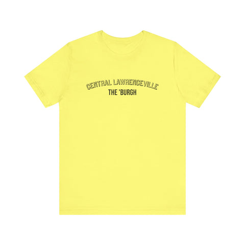 Central Lawrenceville  - The Burgh Neighborhood Series - Unisex Jersey Short Sleeve Tee T-Shirt Printify Yellow S 