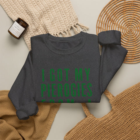 I Got My Pierogies From a Church in Pittsburgh - Gildan Heavy Blend™ Crewneck Sweatshirt