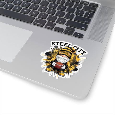 Steel City Gnome -  Kiss-Cut Stickers