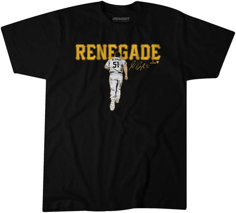 Pittsburgh Pirates David Bednar: Renegade Apparel Top