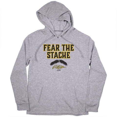 Pittsburgh Pirates Paul Skenes: Fear the Stache T-Shirt T-Shirt BreakingT Small Hoodie 