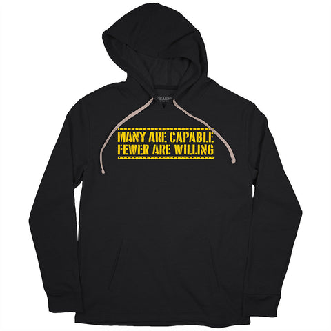 Pittsburgh Football: Many Are Capable Pro Football BreakingT Small Hoodie 