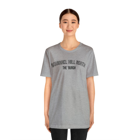 Squirrel Hill North - The Burgh Neighborhood Series - Unisex Jersey Short Sleeve Tee T-Shirt Printify   