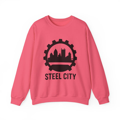 Steel City Gear Skyline - Heavy Blend™ Crewneck Sweatshirt