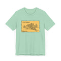 The 'Burgh Cartoon Pittsburgh Skyline - Short Sleeve Shirt T-Shirt Printify Heather Mint S