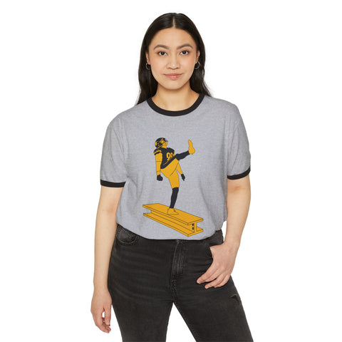 The Kick - Unisex Cotton Ringer T-Shirt