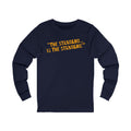 The Standard is the Standard Steeler Distressed Image T-Shirt Shirt - Long Sleeve Crew Tee Long-sleeve Printify S Navy