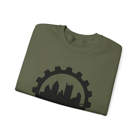 Steel City Gear Skyline - Heavy Blend™ Crewneck Sweatshirt