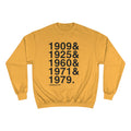 Pittsburgh Pirates World Series Ampersand - Champion Crewneck Sweatshirt Sweatshirt Printify Gold S 