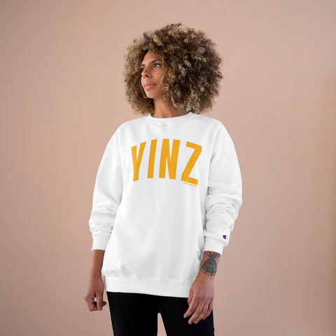 Yinz - Champion Crewneck Sweatshirt Sweatshirt Printify   