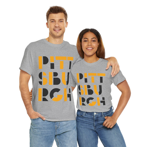 Pittsburgh City Art - Unisex Heavy Cotton Tee