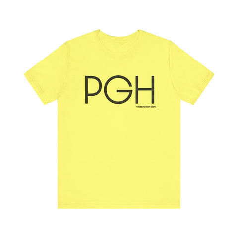 PGH Pittsburgh BIG FONT T-Shirt - Unisex bella+canvas 3001 Short Sleeve Tee