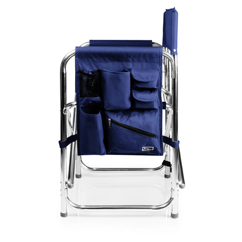 Penn State Sports Chair - Folding Camp Chair with Extra Wide Seat & Side Table
