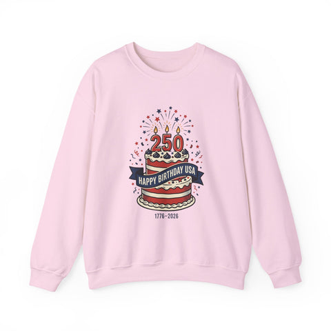 250th Birthday USA Sweatshirt | 1776-2026 Patriotic 4th of July Sweatshirt - YinzerShop