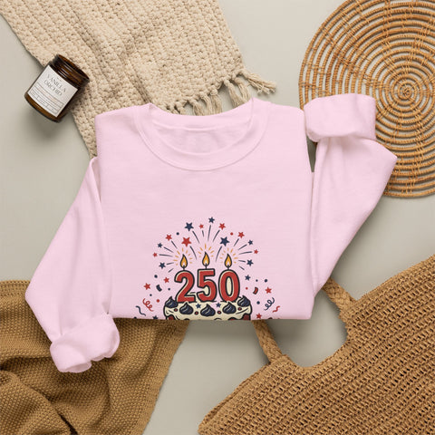 250th Birthday USA Sweatshirt | 1776-2026 Patriotic 4th of July Sweatshirt - YinzerShop