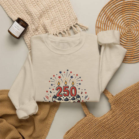 250th Birthday USA Sweatshirt | 1776-2026 Patriotic 4th of July Sweatshirt - YinzerShop