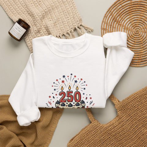 250th Birthday USA Sweatshirt | 1776-2026 Patriotic 4th of July Sweatshirt - YinzerShop
