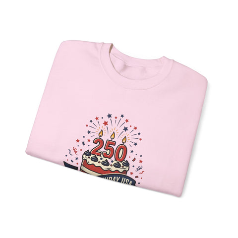 250th Birthday USA Sweatshirt | 1776-2026 Patriotic 4th of July Sweatshirt - YinzerShop