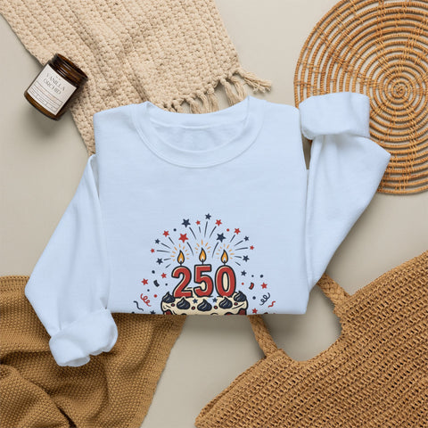 250th Birthday USA Sweatshirt | 1776-2026 Patriotic 4th of July Sweatshirt - YinzerShop