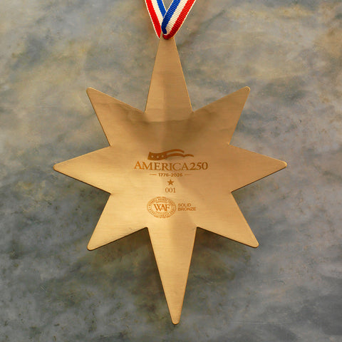 America250 Sea to Shining Sea Commemorative Ornament (Bronze and Crystals)