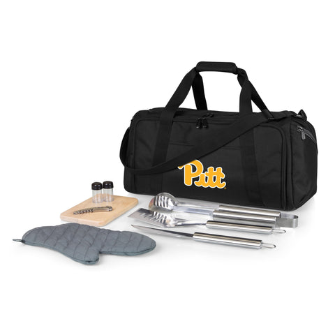 Pittsburgh Panthers - BBQ Kit Grill Set & Cooler BBQ Kit Grill Set & Cooler Picnic Time Family of Brands Black  