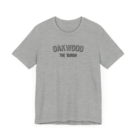 Oakwood - The Burgh Neighborhood Series - Unisex Jersey Short Sleeve Tee T-Shirt Printify   