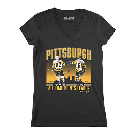 Sidney Crosby and Mario Lemieux: Pittsburgh All-Time Points Leader