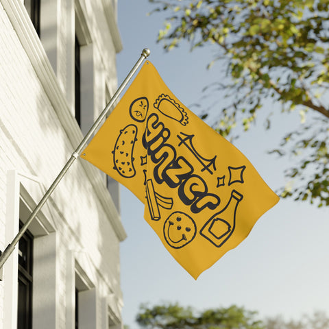 Yinzer Collage - Double Sided Flag