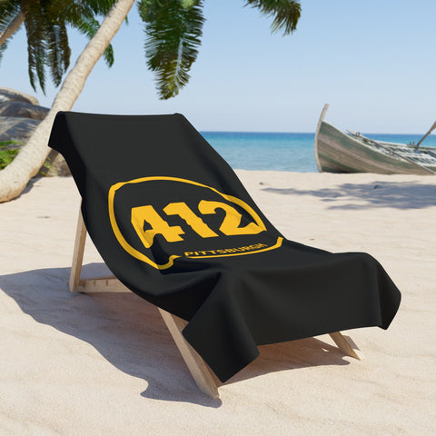 412 Stamp - Beach Towel