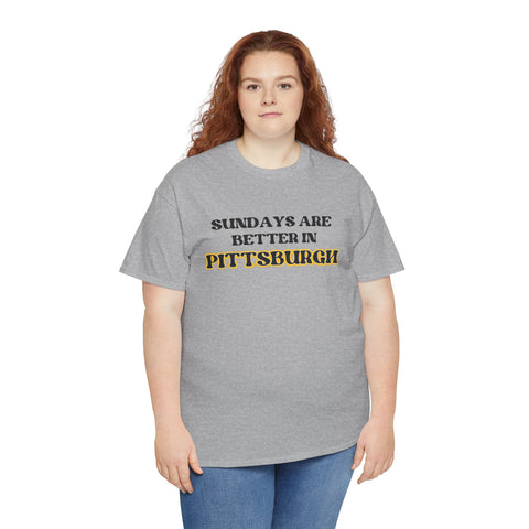Pittsburgh Sundays - Unisex Heavy Cotton Tee