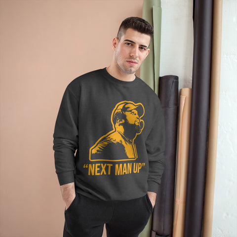 Next Man Up - Tomlin Quote - Champion Crewneck Sweatshirt Sweatshirt Printify   